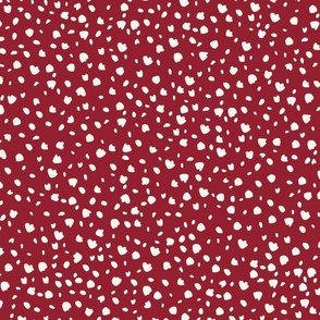 Cranberry Specks and Dots