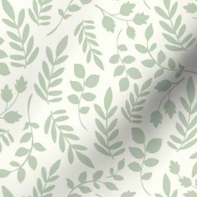 Meadow Leaves -Natural (Magical Meadow Collection)