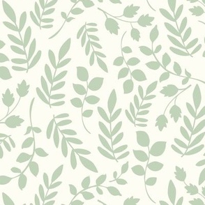 Meadow Leaves -Natural (Magical Meadow Collection)