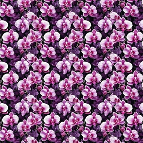 Pretty Purple Orchid Design