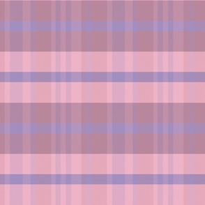 Iagan Plaid Pattern - Pink, Purple, Mauve  - Spring Tartan Collection Fabric