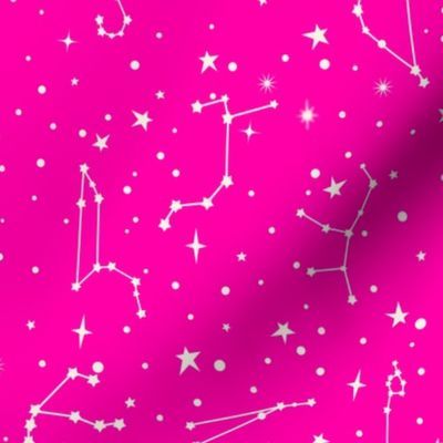 Starry night hot pink