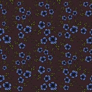 Pansy Floral All Over Print