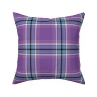 Town Square Plaid in Lavender and Sky Blue