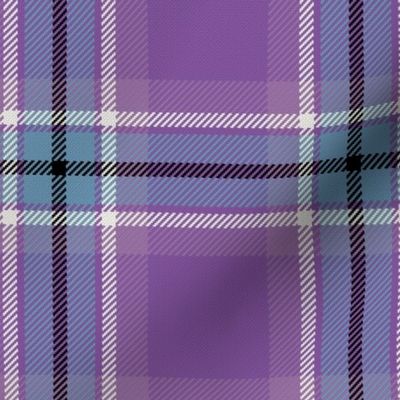 Town Square Plaid in Lavender and Sky Blue