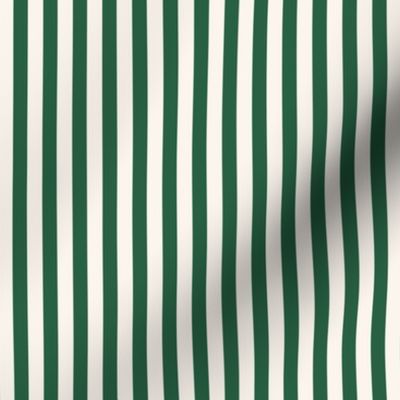 GARDEN PARTY_Dark Green Classic Stripe