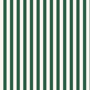 GARDEN PARTY_Dark Green Classic Stripe
