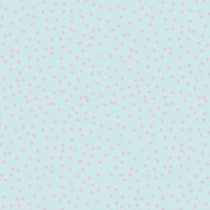 Pink Dots on Mint