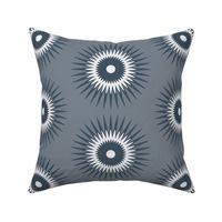 starburst in grey