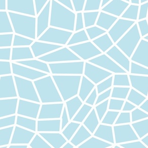 Blue and white Geometric random Seamless Repeat Pattern