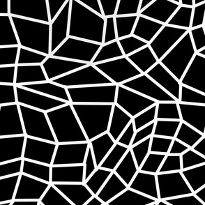 Black and white Geometric random Seamless Repeat Pattern