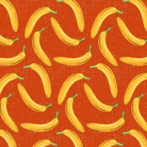 Banana Toss - Orange Texture - small scale