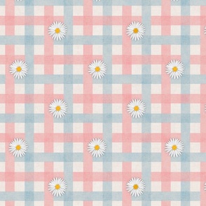 French Gingham Daisies