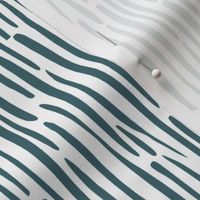 Stripes - blender pattern - teal- 8x8