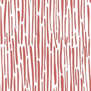 Stripes blender pattern-  burnt orange -  8x8