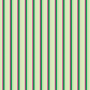 Green and Pink Stripe