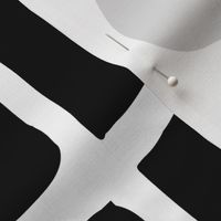 Black & White Geometric Shapes | X-Large