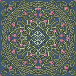 Celtic Floral Knot Garden 24 in