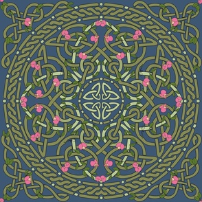 Celtic Floral Knot Garden 22 in