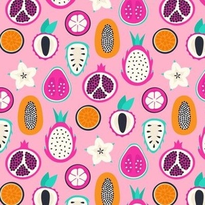 Tropical Fruit Slices (Small Pink)