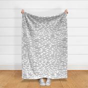 Birch Bark | White | Large | Horizontal Stripes