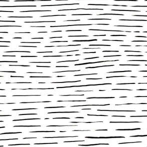 Birch Bark | White | Medium | Horizontal Stripes