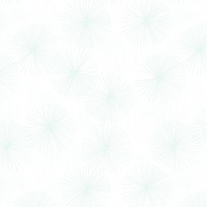 Dandelions M+M White Dew Medium by Friztin