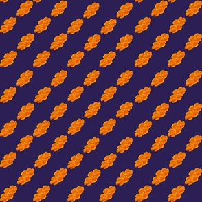Dotted Poppy Pinstripes - Violet