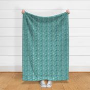 Wildflower dreams (teal linen) SML 