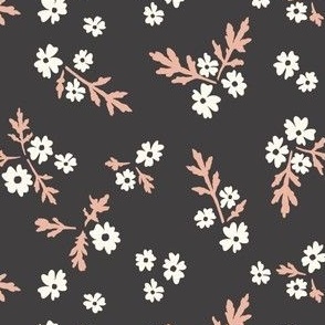 Summer Lovin' Scatter Flowers Dark Medium