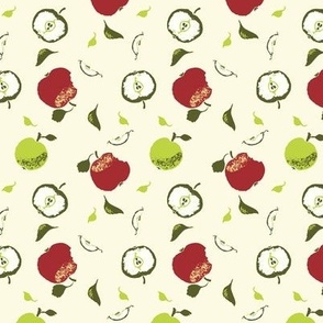 Apples Galore in Ruby Red, and Lime Green