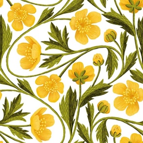 Natural Elegance: Buttercup pattern