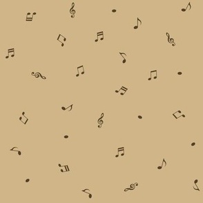 Music Notes (tan)