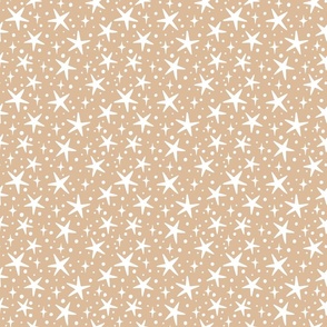 stars on wheat light beige/medium
