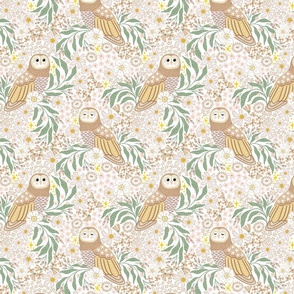 Owls and flowers/neutral/small