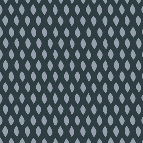  Turtle Eyes - Grey - dark grey on dark blue - L large scale - Palms and Turtles reptile snake skin texture