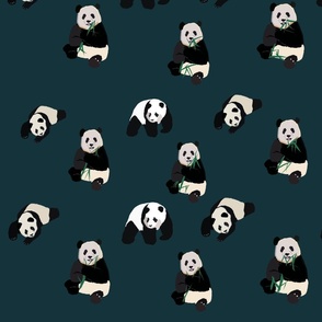 Playful Panda Pattern