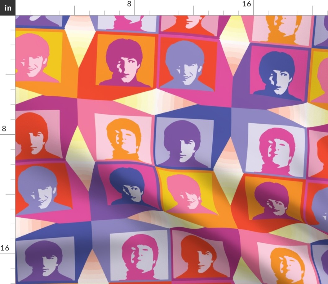 beatles Kaleidoscope- large scale