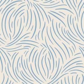 Textured Swirls in blue - 12x12