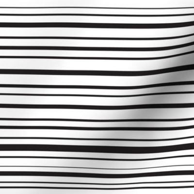 Black and white barcode lines