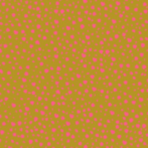 Neon Pink Specks and Dots