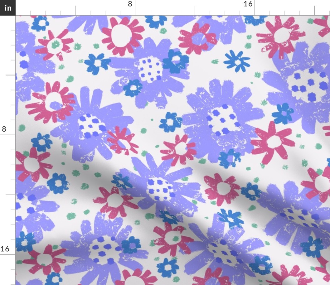 Funky_Sunflowers_Violet_Pink_Blue