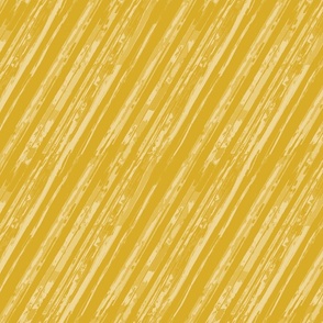 Painted Diagonal Watercolor Stripe - Mustard Yellow on Gold