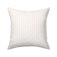 Seeded Stripe: Blush Peach Beaded Stripe, Thin Stripe