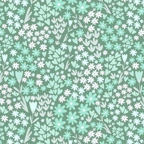 Garden Floral - Mint