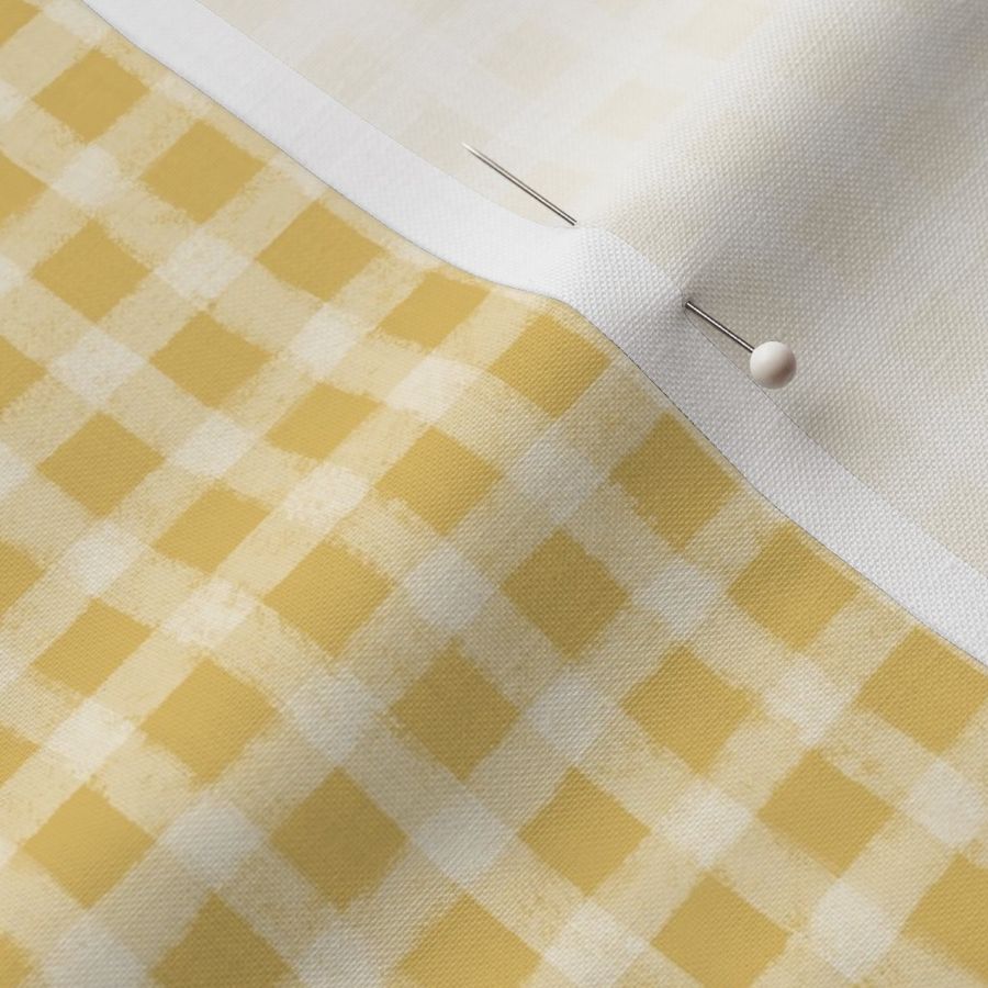 Daisy Yellow Gingham Plaid