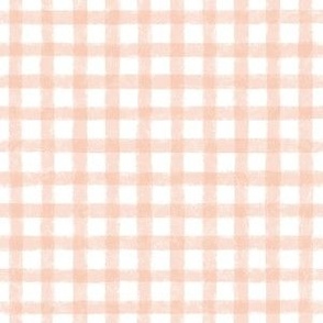 Pink White Gingham Plaid Dandelion Collection