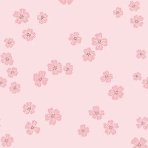 Girly Pink Pretty Flowers
