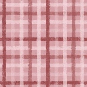 Pink Gingham Plaid Picnic XO Love Collection