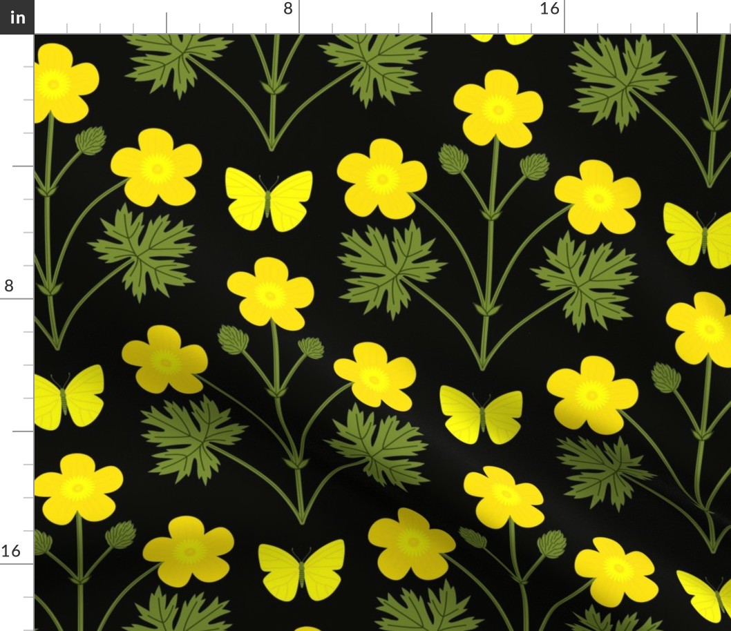 Buttercup Damask - Medium